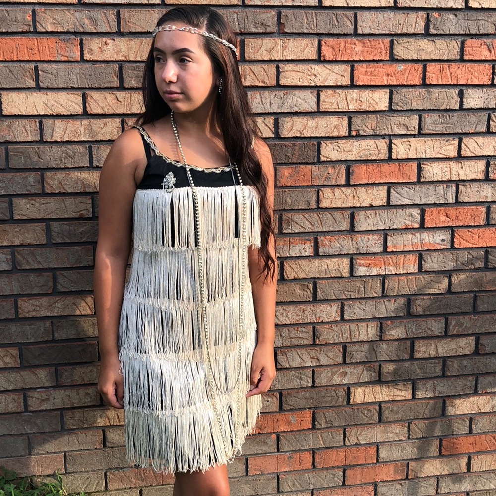 ORIGINAL 1920’s HANDMADE FLAPPER GIRL OUTFIT SIZE2
